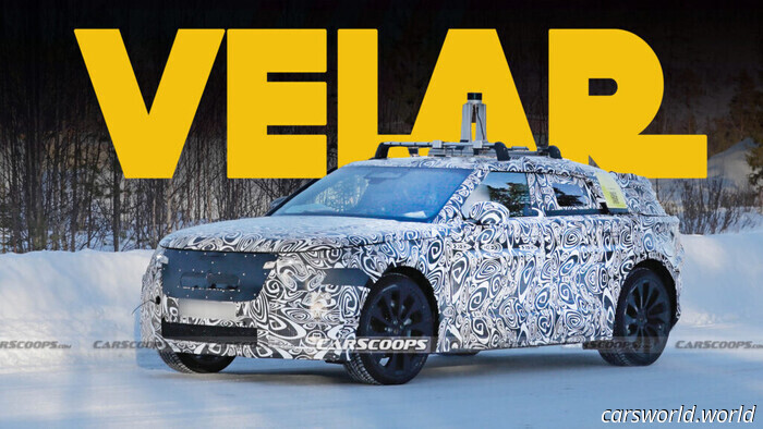 2027 Range Rover Velar EV придет на смену Macan Electric | Carscoops